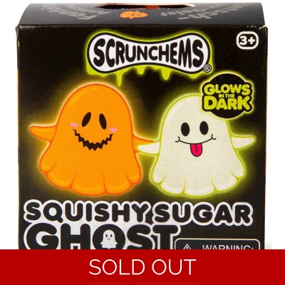 Scrunchems Squishy Sugar Ghost – Glow in the Dark Sensory Toy